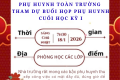 Tổ chức họp phụ huynh học sinh